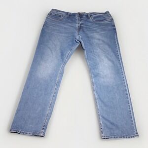 Goodfellow & Co Mens Athletic Fit Jeans 40x30 Light Wash TruTemp 365 Denim